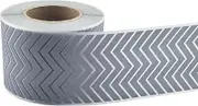 NOZUONO Reflective Heat Transfer Vinyl HTV Iron On Tape for Clothing MN-11 (2inch x 10yard)