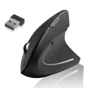 2.4G Wireless Vertical Ergonomic Optical Mouse 1600DPI 5-Button for Laptop PC