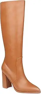 [Zzheels] Go Go Boots for women Pointed Toe Chunky Heel Boots Women's Knee High Boots Closed Toe with Side Zipper