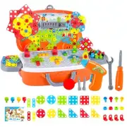 Kids Electric Drill Toys DIY Educational Puzzle Toys Children's Drill 4731