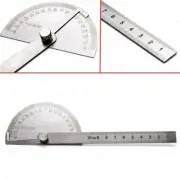 SAE Protractor 0-180?? Rotary Angle Finder Stainless Steel Machinist Ruler