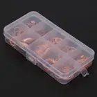 200x M5-M14 Solid Copper Washers Flat Ring Assorted Set Hardware In Box