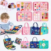 Educational Learning Training Montessori Busy Board Toddler Baby Sensory Toy NEW