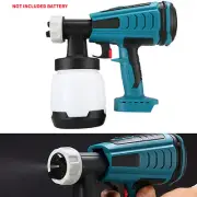 Cordless Electric Spray Gun High Pressure Airless Paint Sprayer For Makita 18V