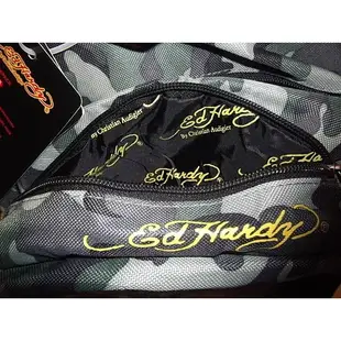 Ed Hardy 後背包 現貨 經典 迷彩 三層 特大 老虎頭 圖騰 全新真品 附送 三隻筆 美國姐妹屋