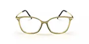 Silhouette Rising Dawn Full Rim 1619/75 5540 Women’s Glasses Green Size 52 - Private Health Rebate - Blue Light Block Available