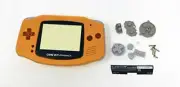 GBA Game Boy Advance Replacement Housing Shell Screen Orange