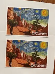 Bryce Canyon National Park - Starry Night - Lantern Press Postcard