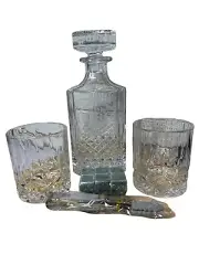 Whiskey Decanter Set Personalized Awesome Boss -NO BOX-READ