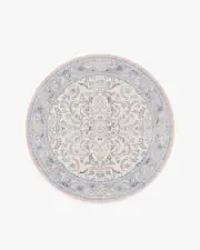 185' Round | Machine Washable Runner Rug | Kid & Pet Friendly | Indoor Rug | Fit For A Queen Soft Lavender Flatwoven Rug by Bridgerton | Ruggable