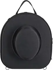 [Generisch] Travel Hat Carrier Case - Waterproof Help Organiser for Cowboy Hats | Textured Hat Storage Box, Multi Hat Travel Holder, Wide Brim Hat Bag for Luggage, Car, Flights, Outdoor Travel