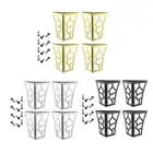 4x Hollow Pattern Metal Table Legs Classical Modern Cabinet Support Legs for