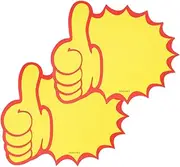 100Pcs Thumb Shaped Price Labels Non Stick Paper Tags for Grocery Store Price Signs for Jewelry Retail Shops Easy Clip Use Eye Catching Design