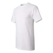 Basic Tee White Premium Men's Plain Blank T-shirt XLarge Size