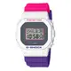 CASIO 卡西歐 G-SHOCK 25週年90年代復古運動服飾配色醒目腕錶 DW-5600THB-7
