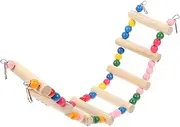 YARNOW Parrot Training Perch Stand Bird Climbing Ladder Toy Budgie Toys for Parakeets