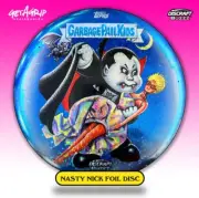 NASTY NICK SPARKLE Discraft Buzzz Disc Golf Garbage Pail Kids Official 100 made
