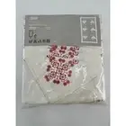 Ikea Isig Table Cloth Napkin Set White Red Holiday Cotton/Linen Blend