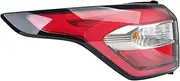 1pc Outer Left/Right Tail Light ，Compatible For Ford Escape Kuga 2017 2018 2019 Tail Light Turn Signal Light Brake Lamp Driving Lamp(Outer Left)