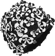 TOGEVAL Swimming Cap Swimming Cap Women Sun Hat Sun Hat for Women Bathing Bath Spout Waterproof Frog Nylon Black