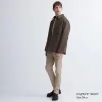 在飛比找蝦皮購物優惠-Uniqlo 防風 保暖 slim fit卡其褲