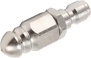 High Pressure Washer Jetter Nozzle Professional Stainless Steel 5000 PSI Sewer Jetter Nozzle with Quick Connector