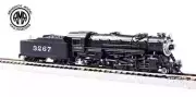 Broadway Limited 3970 N USRA Heavy Mikado ATSF #3267 Paragon 4 Sound DC DCC
