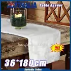 Christmas Table Runner Snowy White Faux Fur Table Runner Xmas Table Decor Luxury