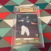 BGS Gem Mint 9.5 Pete Alonso RC topps chrome #PA4 22/25 made - Now METS 2019 ROY