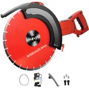 VEVOR Electric Concrete Saw, 14" Concrete Cutter, 1800W Concrete Saw, Electric Circular Saw with 14" Blade and Tools, Masonry Saw for Granite, Brick,