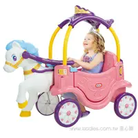 在飛比找蝦皮購物優惠-聚聚玩具【正版】Little Tikes 公主馬車 體能較具