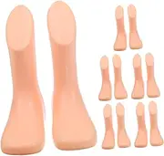 MOTHNUR 6pcs Foot Mold Mannequin Foot Plastic Foot Foot Model Foot Mannequin Foot Display for Socks Mannequin Feet for Socks Sock Display Foot Stand Display Socks Fake Foot