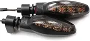 Motorcycle Indicators Turning For Triumph For Tiger Sport 660 850 900GT Low For Rally Pro 1200 GT For RALLY Motorcycle LED Turn Signal Indicator Light Blinker(Smoked)
