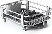 OXO Good Grips Rustproof Aluminum Dish Rack Grey
