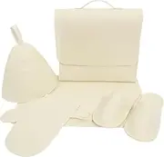 Baluue Complete Sauna Kit Sauna Hat Gloves Slippers Mat Storage Bag Women's Bathing Set