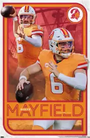 TAMPA BAY BUCCANEERS - BAKER MAYFIELD POSTER - 22x34 - 25480