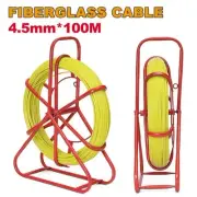 Fiberglass Cable Installation Duct Rodder Wire Puller 4.5MMX100M