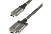 StarTech.com 3ft 1m Side Screw Locking USB C Cable 10Gbps, USB 3.1 Type-C Cable, 5A/100W PD, DP Alt Mode, Dual Screw Lock USB-C