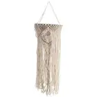 4X(Hand-Woven Living Room Ceiling Lamp Shade Bohemian Tassel Bedroom &4466