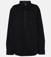 [Wardrobe.NYC] Wardrobe.NYC Denim shirt UK 4 black