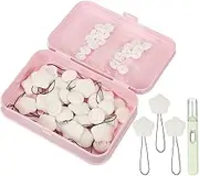 uxcell 16 Pcs Duvet Cover Pins to Hold Comforter Inside, Duvet Clips with Soft Fabric Material for Quilt Cushions Curtains, Beige (Star)