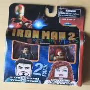 Minimates Marvel Iron Man 2 Stark Expo Tony Stark & Natalie Romanova 2 Pack