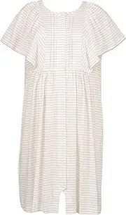 Wacoal MATERNITY(ワコールマタニティ) MFY325 Women's Maternity Pajamas, Rompers Pajamas, With Breastfeeding, Main Body, 100% Cotton