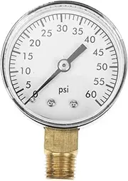 Totority Water Pressure Gauge for Swimming Pool Pressure Test Gauge Psi with Connection Durable Spa Accessory for Accurate Water Filter Measurement