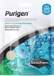 Seachem Purigen 100mL Bagged Fish Tank Aquarium Water Conditioner Treatment