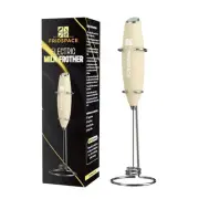 Handheld portable milk frother durable double whisk electric coffee machine, ...