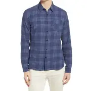 Oliver Spencer NWT Linley New York Special Blue Plaid Button Up Shirt Size 15.5