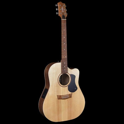 Pratley Classic Series Dreadnought Cutaway Model Solid Spruce Top, Solid Blackwo