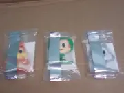 General Mills Cereal Squad Complete Toy Figure Set #1-3 Lucky Buzz MIP 2020 DL3