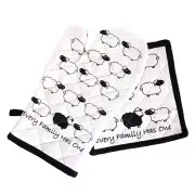 Every Family Has One Black Sheep Oven Mitt Potholder Heat Resistant Glove Mitten